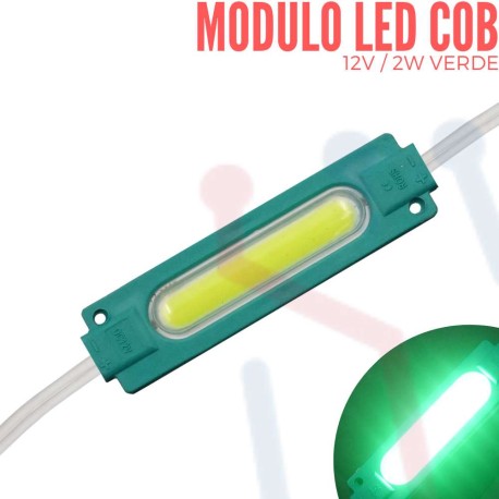 Modulo Led COB Verde 12VDC IP65