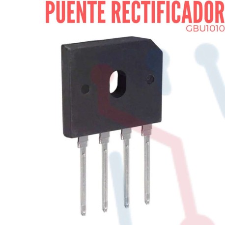 Puente Rectificador 1000V 10A (GBU1010)