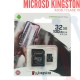 Memoria MicroSD Kingston 32GB Clase 10