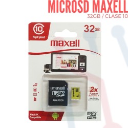 Memoria MicroSD Maxell 32GB Clase 10