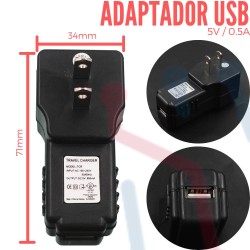 Adaptador USB 5V 0.5A