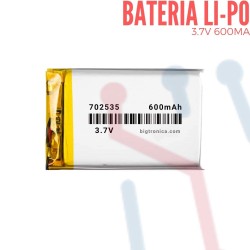 Batería LI-PO 3.7V 600mA (702535)
