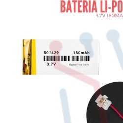 Batería LI-PO 3.7V 180mA (501429)