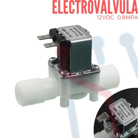 Electroválvula 1/2' 12V 0.8Mpa