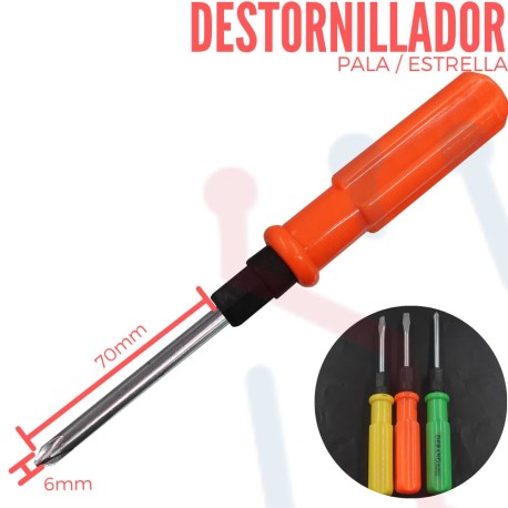 Destornillador Doble Uso 6X70