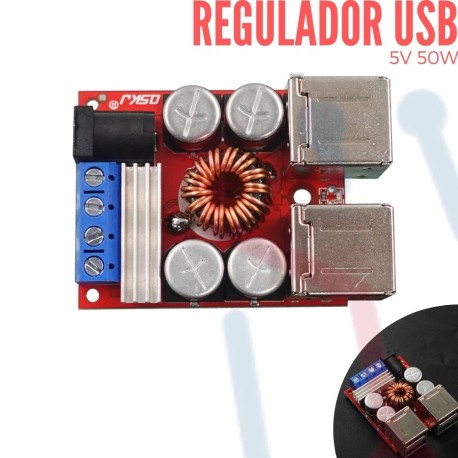 Regulador USB 5V 50W