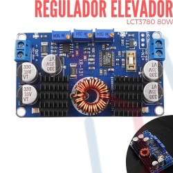 Regulador Elevador LTC3780 80W