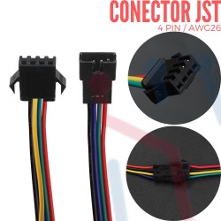 Conector JST Aéreo 4PIN AWG26