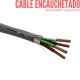 Cable Encauchetado Blindado 4X24 AWG Gris X Metro