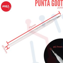 Punta Ceramica 20W Goot (R-48SB)