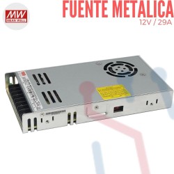 Fuente 12V 29A Mean Well
