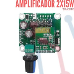 Amplificador con Bluetooth 2X15W (TPA3110)