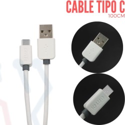Cable USB A Tipo C (100cm)