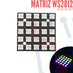 Matriz 5X5 RGB WS2812 (25BIT)
