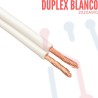 Cable Duplex AWG 2X20 Blanco X Metro