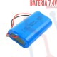 Bateria Litio-Ion 7.4V 2600mAh