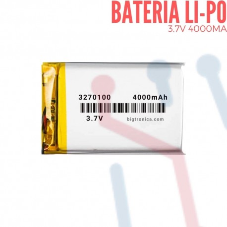 Batería LI-PO 3.7V 4000mA (3270100)