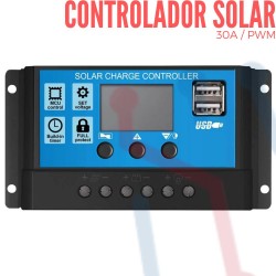Controlador de Carga Solar 30A