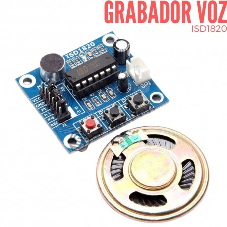 Modulo Grabador de Voz ISD1820