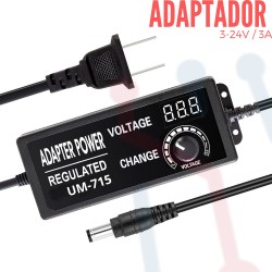Adaptador de Voltaje Ajustable 3-24V 3A