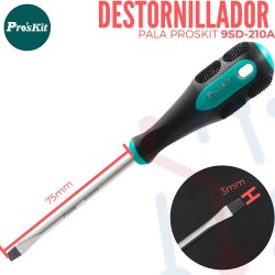 Destornillador Pala ProsKit 3X75 (9SD-201A)