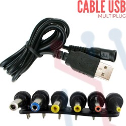 Cable USB Multiplug
