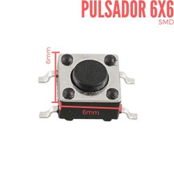 Pulsador SMD 6X6X4.3mm