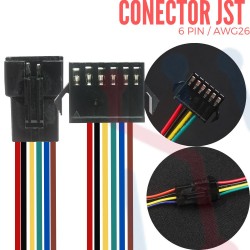 Conector JST Aéreo 6PIN AWG26
