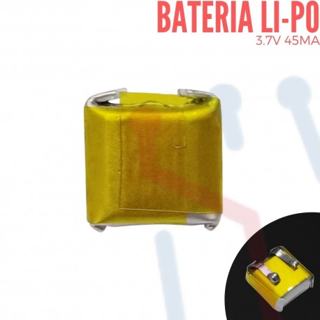 Batería LI-PO 3.7V 45mA (380909)