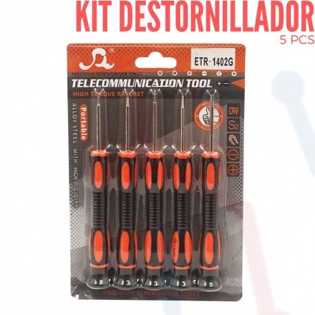 Kit Destornilladores 5 Piezas