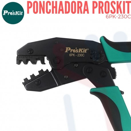 Ponchadora Terminal Sin Aislar ProsKit (6PK-230C)