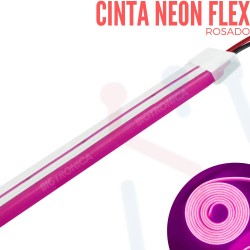 Cinta Neón Flex Rosado X Metro