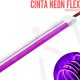 Cinta Neón Flex Morado X Metro