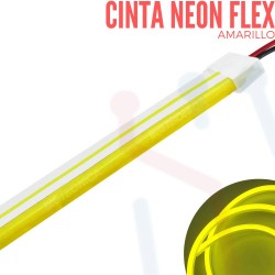 Cinta Neón Flex Amarillo X Metro