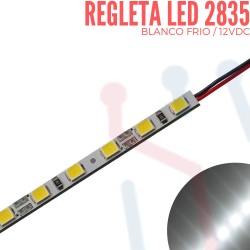 Regleta Led Blanco Frio 2835 12VDC 4mm