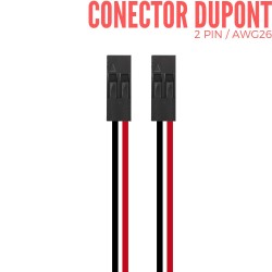 Conector Dupont Aéreo 2PIN AWG26