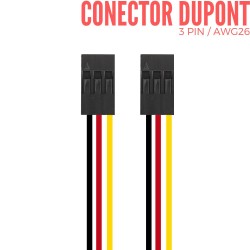 Conector Dupont Aéreo 3PIN AWG26