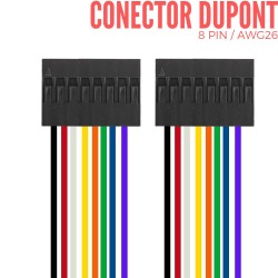 Conector Dupont Aéreo 8PIN AWG26