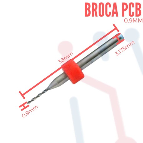 Broca PCB 0.9mm