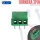 Bornera 3PIN 5mm Verde (KF128)