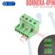 Bornera Desarmable 4PIN 5mm Verde