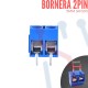 Bornera 2PIN 5mm Azul (KF301)