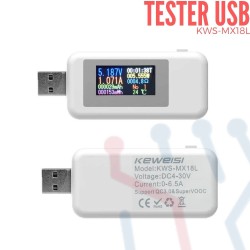 Tester Voltaje y Corriente USB
