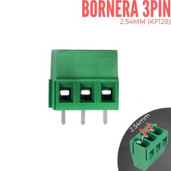 Bornera 2,54mm 3 PIN