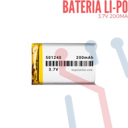 Batería LI-PO 3.7V 200mA (501240)