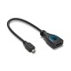 Convertidor de Micro HDMI a HDMI Hembra 10cm