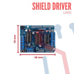 Shield Driver para 4 Motores (L293D)
