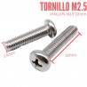 Tornillo M2.5 22mm (4PCS)