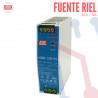 Fuente Riel 24V 5A Mean Well