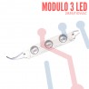 Modulo Led 2835 x 3 Blanco Frio 110V AC